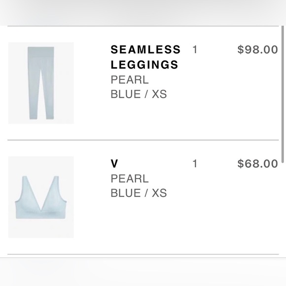 WeWoreWhat Seamless Activewear Set Size XS - Picture 8 of 8